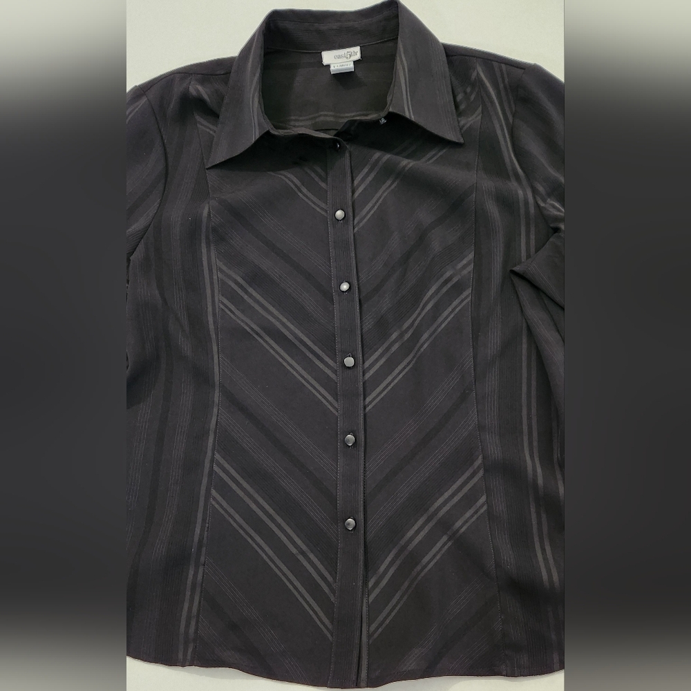 Black Button-Up Shirt